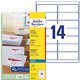 Adressetiketten Zweckform J8163-25 - Produktbild