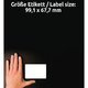 Adressetiketten Zweckform J8165-25 - Miniaturansicht