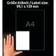 Adressetiketten Zweckform J8169-25 - Miniaturansicht