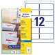 Adressetiketten Zweckform J8177-25 - Miniaturansicht