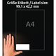Adressetiketten Zweckform J8177-25 - Miniaturansicht