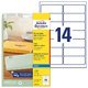 Adressetiketten Zweckform J8563-25 - Produktbild