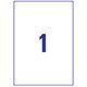 Universaletiketten Zweckform J8567-25 - Miniaturansicht