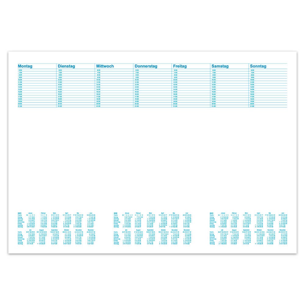 Kalender-Schreibunterlage Papier RNK Office 46617 bei PLATE Büromaterial