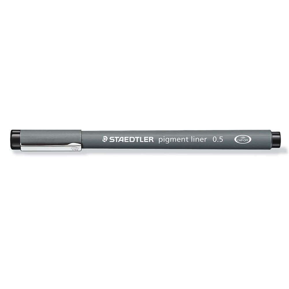 4007817330418 - PIGMENT LINER NERO STAEDTLER 308 03-9 MM.0,3 (PUNTA 0,3 MM.) - STAEDTLER
