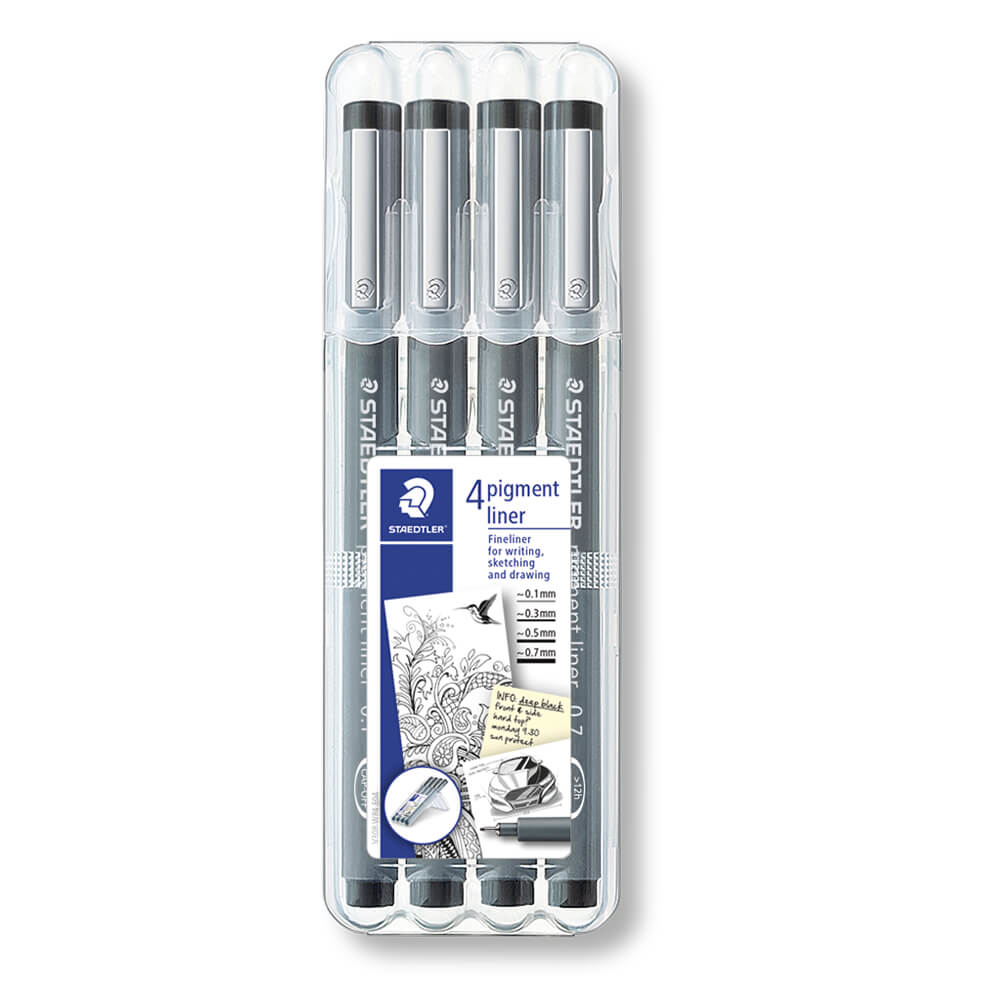 308 Pigment Liner Fineliner - 0,5 Mm Lot De 3 - Bleu[u2293 308 Pigment Liner Fineliner - 0,5 Mm Lot De 3 - Bleu[u2293