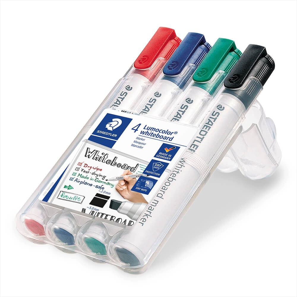 Boardmarker Staedtler whiteboard marker 351B WP4 bei PLATE Büromaterial