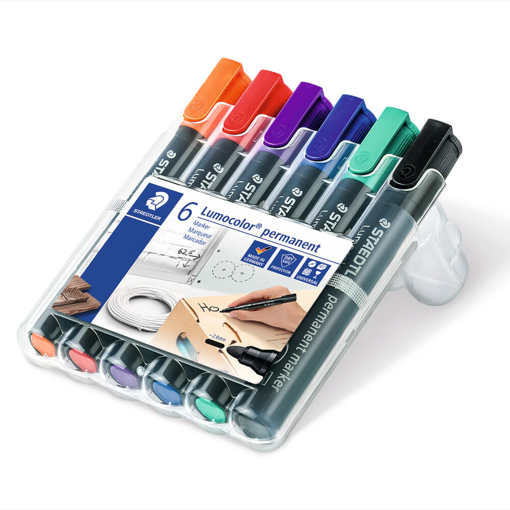 Permanentmarker Staedtler Lumocolor permanent marker 352 WP6 bei PLATE