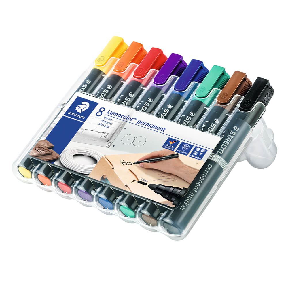 Permanentmarker Staedtler Lumocolor permanent marker 352 WP8 bei PLATE