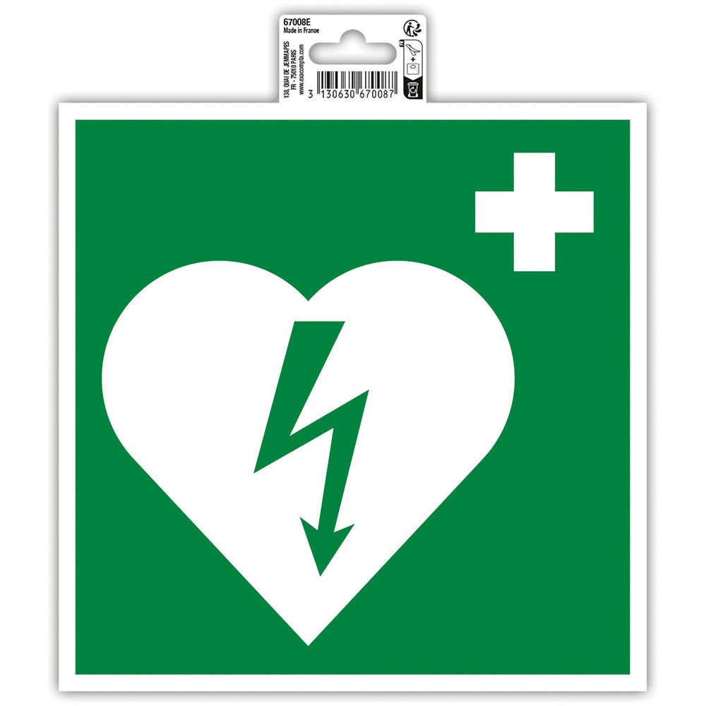 Hinweisschilder Exacompta 67008E Defibrillator bei PLATE Büromaterial